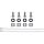 InLine 10" Leerpanel 12-fach, für Keystone Module, 1HE, schwarz