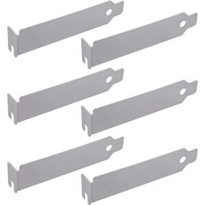 InLine Slotblenden-Set, PCI Low-Profile, Aluminium, 6 Stück