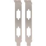 InLine Slotblech für 2x Sub-D 9pol, beidseitig nutzbar, 2er Pack