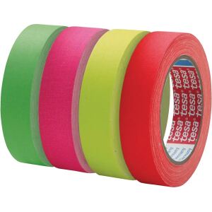 tesaband Gewebeband, 25m x 19mm, neonpink