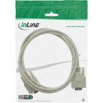 InLine Serielles Kabel, 9pol Stecker / Stecker, vergossen, 1:1 belegt, 3m