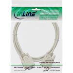 InLine Serielles Kabel, 9pol Buchse / Buchse, vergossen, 1:1 belegt, 3m
