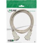 InLine Nullmodemkabel, 9pol Buchse / Buchse, geklippt, 10m