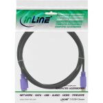 InLine PS/2 Verlängerung, Stecker / Buchse, PC99, violette Stecker, PREMIUM, 2m