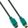 InLine PS/2 Verlängerung, Stecker / Buchse, PC99, grüne Stecker, PREMIUM, 3m