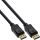 InLine DisplayPort 2.1 Kabel, UHBR20 80Gb/s, schwarz, vergoldete Kontakte, 0,5m