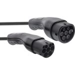 InLine EV Spiral-Autoladekabel Typ2, 11 kW, 3-phasig, 3 m