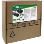 InLine EV Spiral-Autoladekabel Typ2, 11 kW, 3-phasig, 5 m