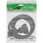 InLine Schutzkontakt-Verlängerungskabel, CEE 7/7, H05VV-F3G1,5, schwarz, 1,5m
