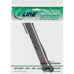 InLine Steckdosenleiste Alu, 6-fach Schutzkontakt, mit Ü-Schutz, Schalter, 1,5m