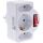 InLine Steckdosenadapter, SK Stecker an 2xEuro+1x SK, mit Schalter, weiß