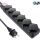 InLine Outdoor-Steckdosenleiste, 6-fach Schutzkontakt, IP44, mit Schalter, 3m