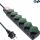 InLine Outdoor-Steckdosenleiste, 6-fach Schutzkontakt, IP44, mit Schalter, 10m