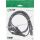 InLine Netz-Y-Kabel, Kaltgeräte, 1x IEC-C14 gewinkelt auf 2x IEC-C13, 1m