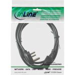InLine Netzkabel, Südafrika 10A Typ M auf Kaltgerätestecker C13, 1,8m
