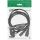 InLine Netz-Y-Kabel, 1x Schutzkontakt ST zu 2x Kaltgeräte ST, 1,8m
