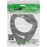 InLine Netz-Y-Kabel, 1x Schutzkontakt ST / 3x Kaltgeräte ST, Ver. 1 (2m+1/2/3m)