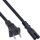InLine Netzkabel, Netzstecker USA auf Euro 8 C7 Stecker, 3m