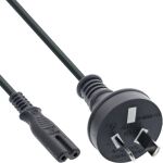 InLine Netzkabel, Netzstecker Australien auf Euro 8 C7 Stecker, 1,8m