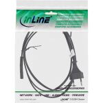 InLine Netzkabel, Netzstecker CEE7/16 Schweiz auf Euro 8 C7 Stecker, 1,8m