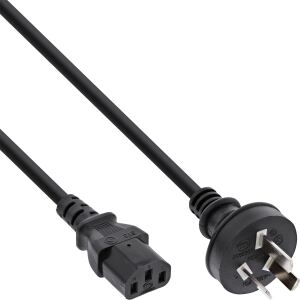 InLine Netzkabel, Netzstecker China auf Kaltgerätestecker C13, 5,0m