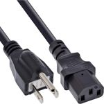 InLine Netzkabel, Netzstecker Japan auf Kaltgerätestecker C13, 5m