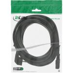 InLine Netzkabel, Schutzkontakt gewinkelt auf Kaltgerätestecker C13, 7m