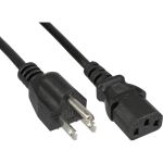 InLine Netzkabel, Netzstecker USA auf Kaltgerätestecker C13, 5m