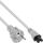 InLine Netzkabel für Notebook, 3pol Kupplung C5, grau, 1,8m