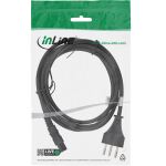 InLine Netzkabel für Notebook, Schweiz, 3pol Kupplung, 2m