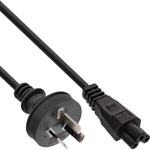 InLine Netzkabel für Notebook, Australien, 3pol Kupplung, 2m