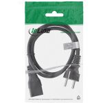 InLine Netzkabel 16A, Schutzkontakt gerade/Kaltgerätestecker IEC320/C19, 5m