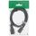 InLine Netz Adapterkabel, IEC 60320 C14 auf C19, max. 10A, 0,5m