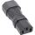 InLine Netzadapter IEC 60320 C14 / C13, 3pol Kaltgeräte