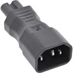 InLine Netzadapter IEC 60320 C14 / C7, 3pol Kaltgeräte zu 2pol