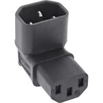 InLine Netzadapter IEC 60320 C14 / C13, oben/unten gewinkelt, 3pol Kaltgeräte