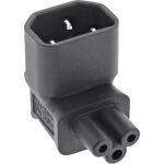 InLine Netzadapter IEC 60320 C14 / C5, oben/unten gewinkelt, 3pol Kaltgeräte