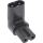 InLine Netzadapter IEC 60320 C8 / C7, oben/unten gewinkelt 2pol