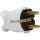 Kopp Kunststoff-Schutzkontakt-Stecker, für 3x1,5mm², arktisweiß