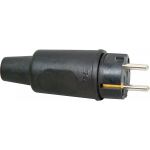 Kopp Vollgummi-Schutzkontakt-Stecker, bis 3x2,5mm²,...