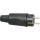 Kopp Vollgummi-Schutzkontakt-Stecker, bis 3x2,5mm², schwarz