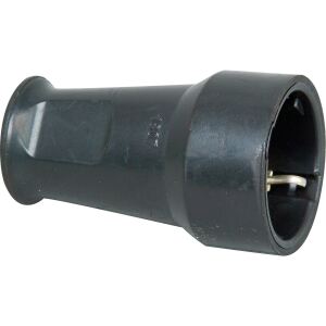 Kopp SEBS Schutzkontakt-Kupplung, bis 3x1,5mm², schwarz