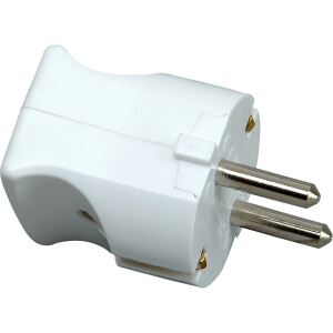 Kopp Schutzkontakt-Stecker, einteiliges Gehäuse, bis 3x1,5mm², 16A, 250V~, IP20
