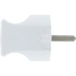 Kopp Schutzkontakt-Stecker, einteiliges Gehäuse, bis 3x1,5mm², 16A, 250V~, IP20