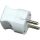 Kopp Schutzkontakt-Stecker, einteiliges Gehäuse, bis 3x1,5mm², 16A, 250V~, IP20