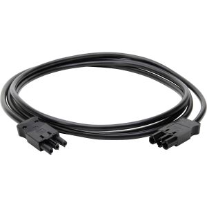 Kopp Verbindungsleitung kompatibel GST-Stecksystem St/Bu, 1,5mm², 3m, schwarz