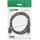 InLine HDMI-High Speed Kabel mit Ethernet, ST / ST, schwarz / gold, 2m