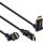 InLine HDMI High Speed Kabel mit Ethernet, Winkelstecker, schwarz, 3m