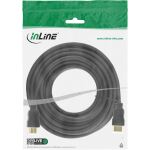 InLine HDMI-High Speed Kabel mit Ethernet, ST / ST, schwarz / gold, 10m