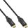 InLine HDMI High Speed Kabel mit Ethernet, Winkelstecker, schwarz, 1,5m